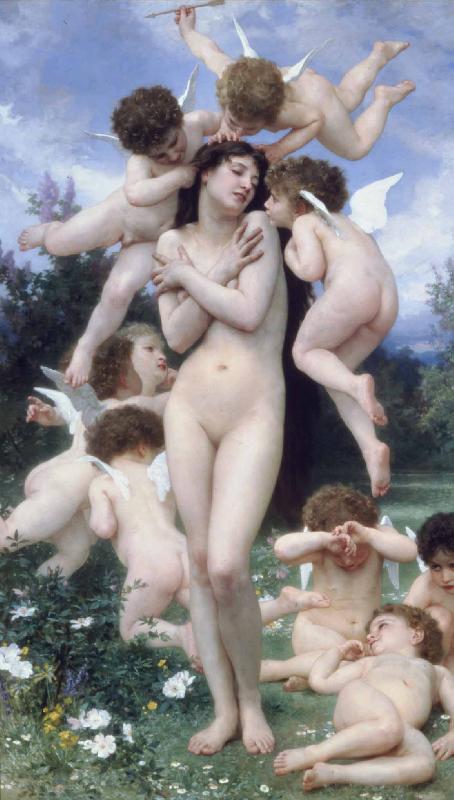 William-Adolphe Bouguereau The Return of Spring oil painting image